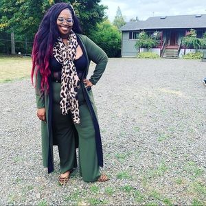 Plus size Two piece pants set